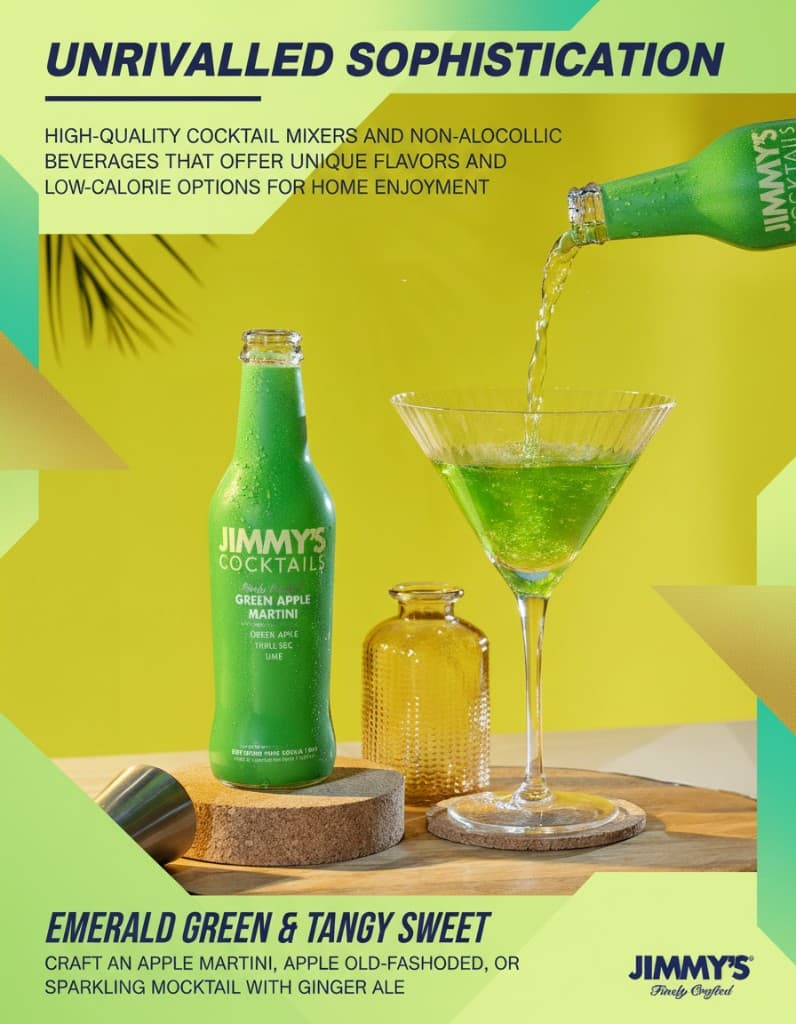 SkalX AI advertising creative for a beverage product