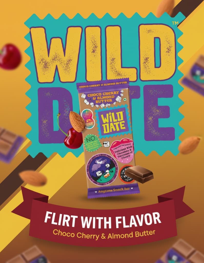 SkalX AI ad creative for a food and beverage product
